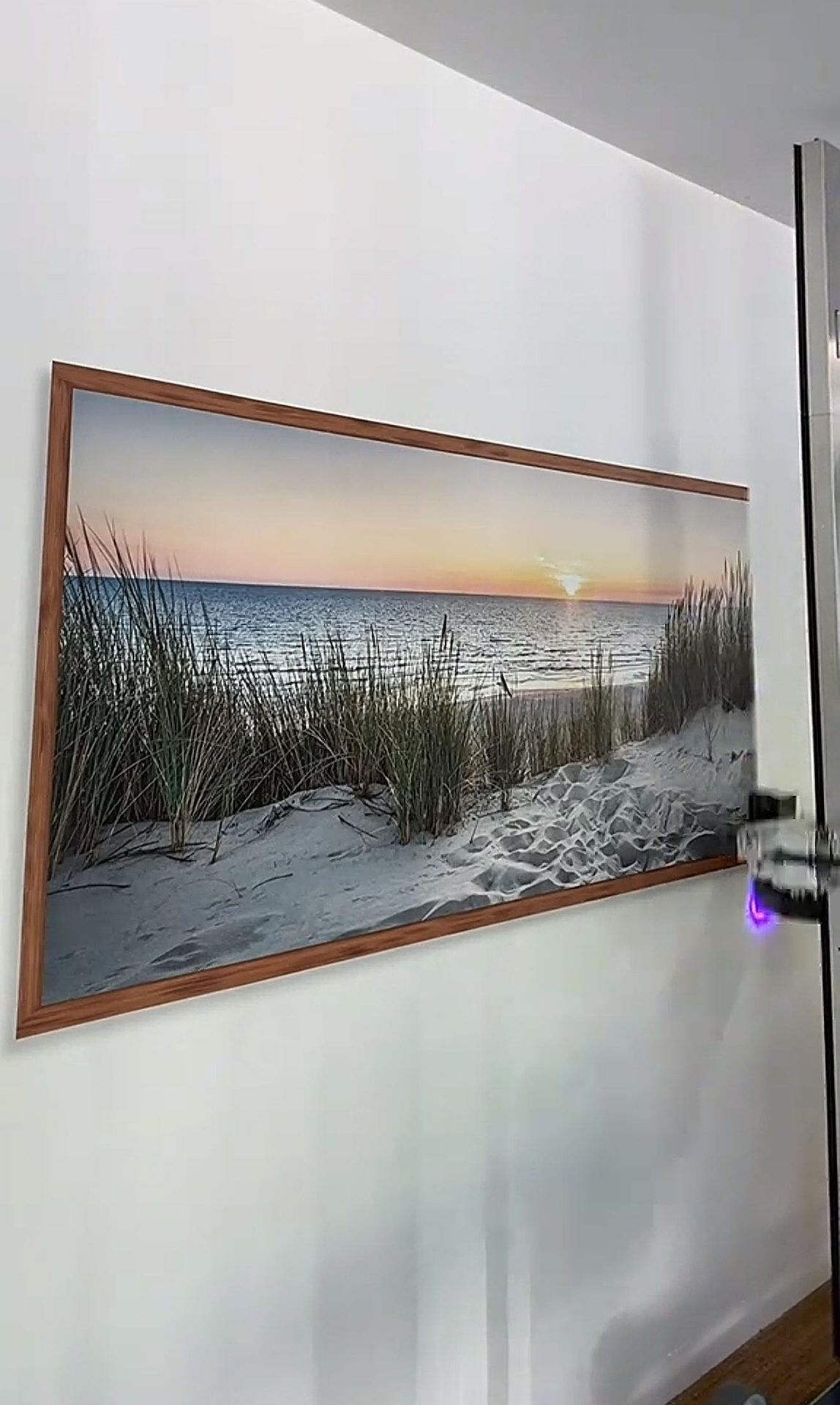 Impression UV d'un cadre photo plage en relief 3D — Prestige Impression, Côte d'Azur
